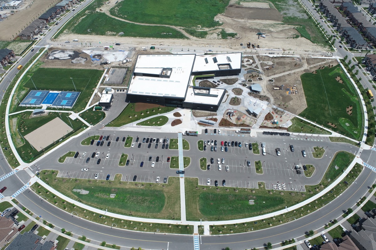 The new Health and Active Living Plaza Park in Queensville